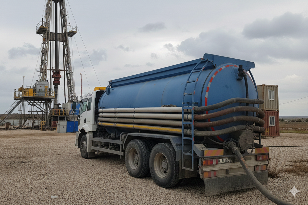 Özel Tertibatlı Foseptik Sıvısı Nakliye Aracı